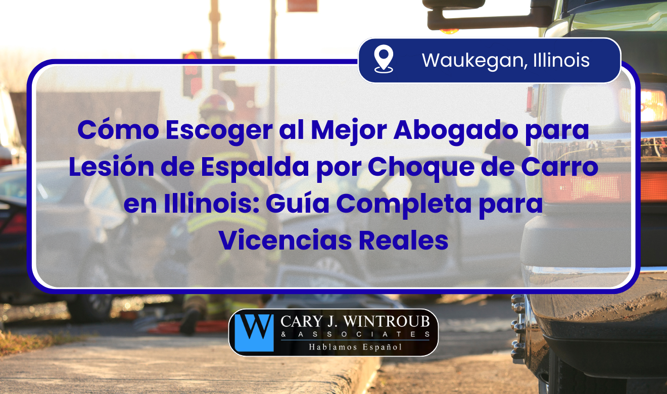 abogado para lesión de espalda por choque de carro