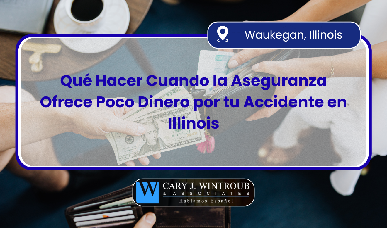 la aseguranza me ofrece poco dinero por mi accidente